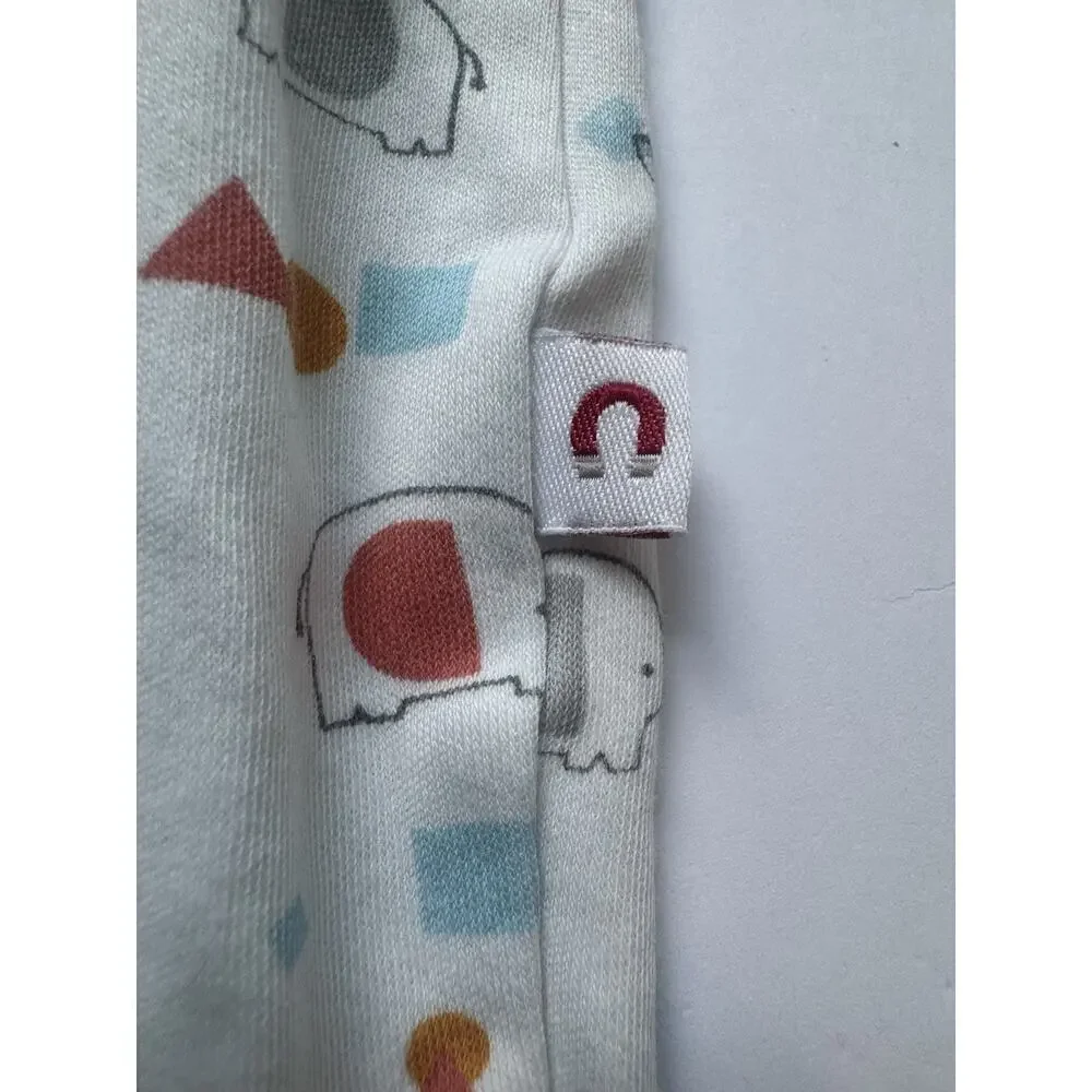 EMC2 Easy Magnetic Close Baby Elephant Footie Sleeper 3-6M Cotton